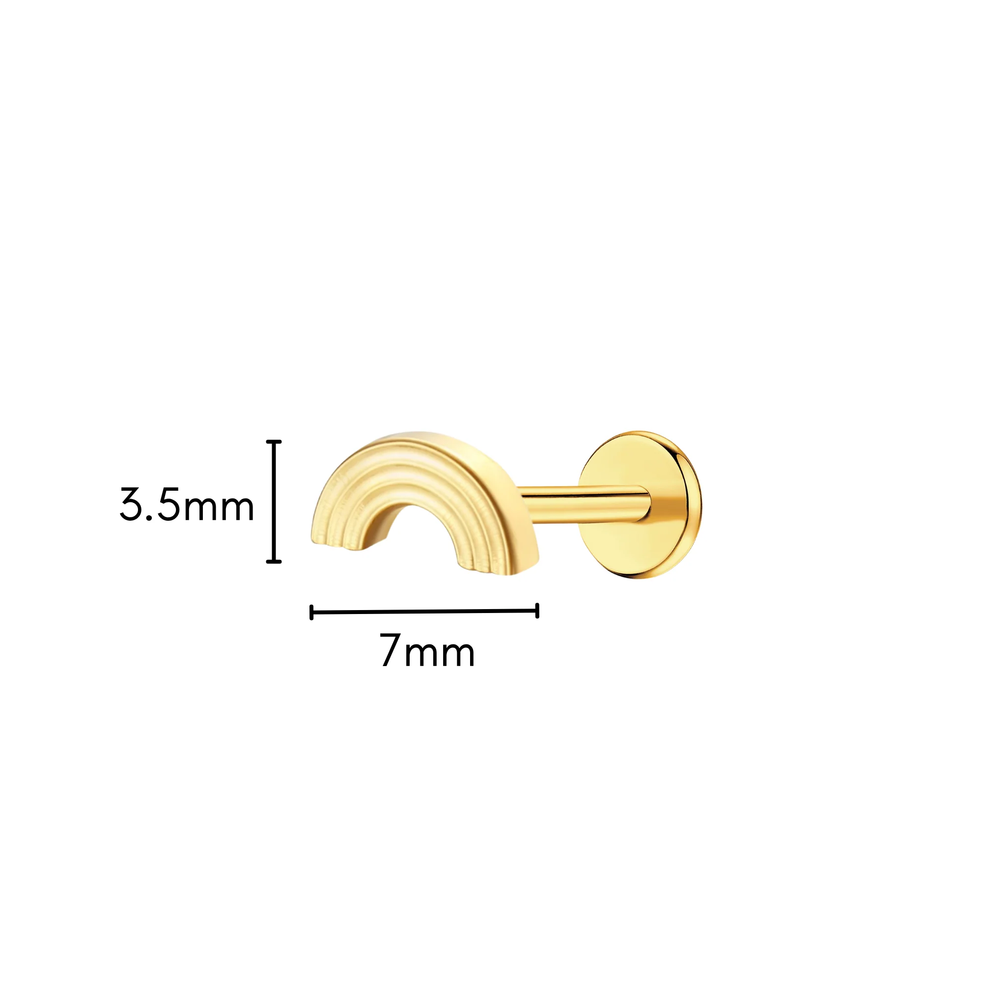 Over the Rainbow Flat Back Stud - Image 5