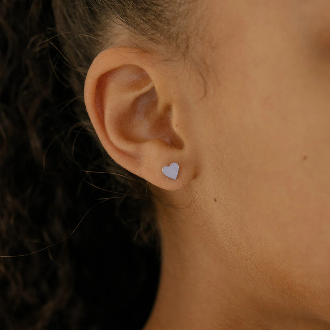 Purple Heart Enamel Flat Back Stud - Image 3