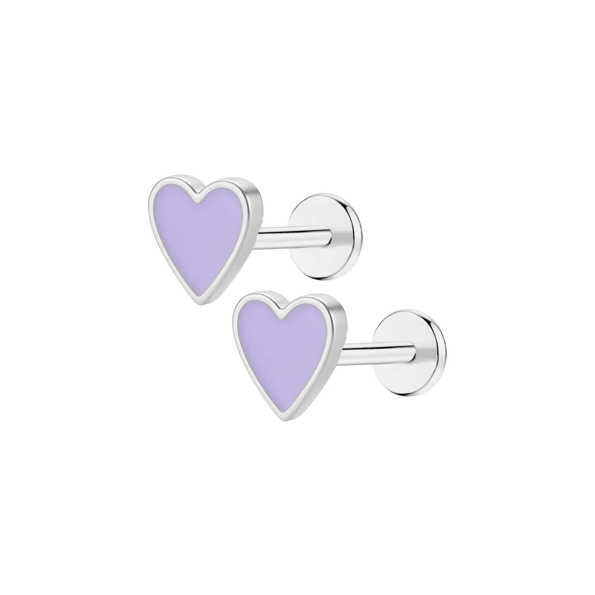 Purple Heart Enamel Flat Back Stud - Image 8