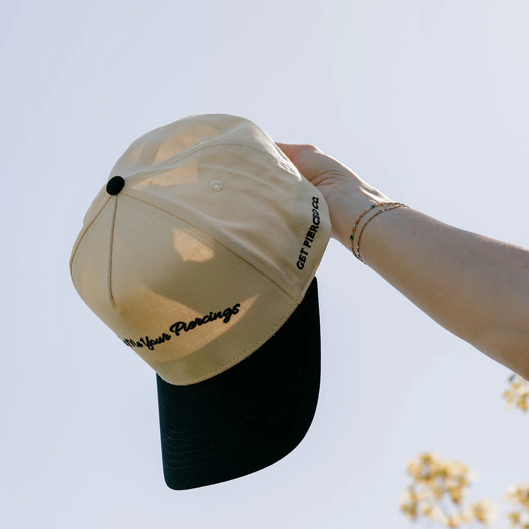 Show Me Your Piercings Trucker Hat in Black - Image 3