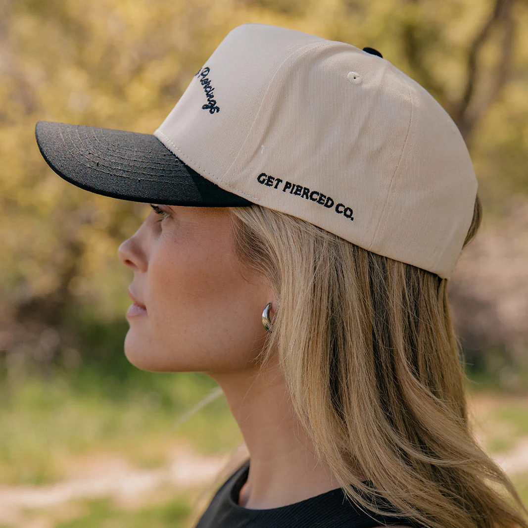 Show Me Your Piercings Trucker Hat in Black - Image 4