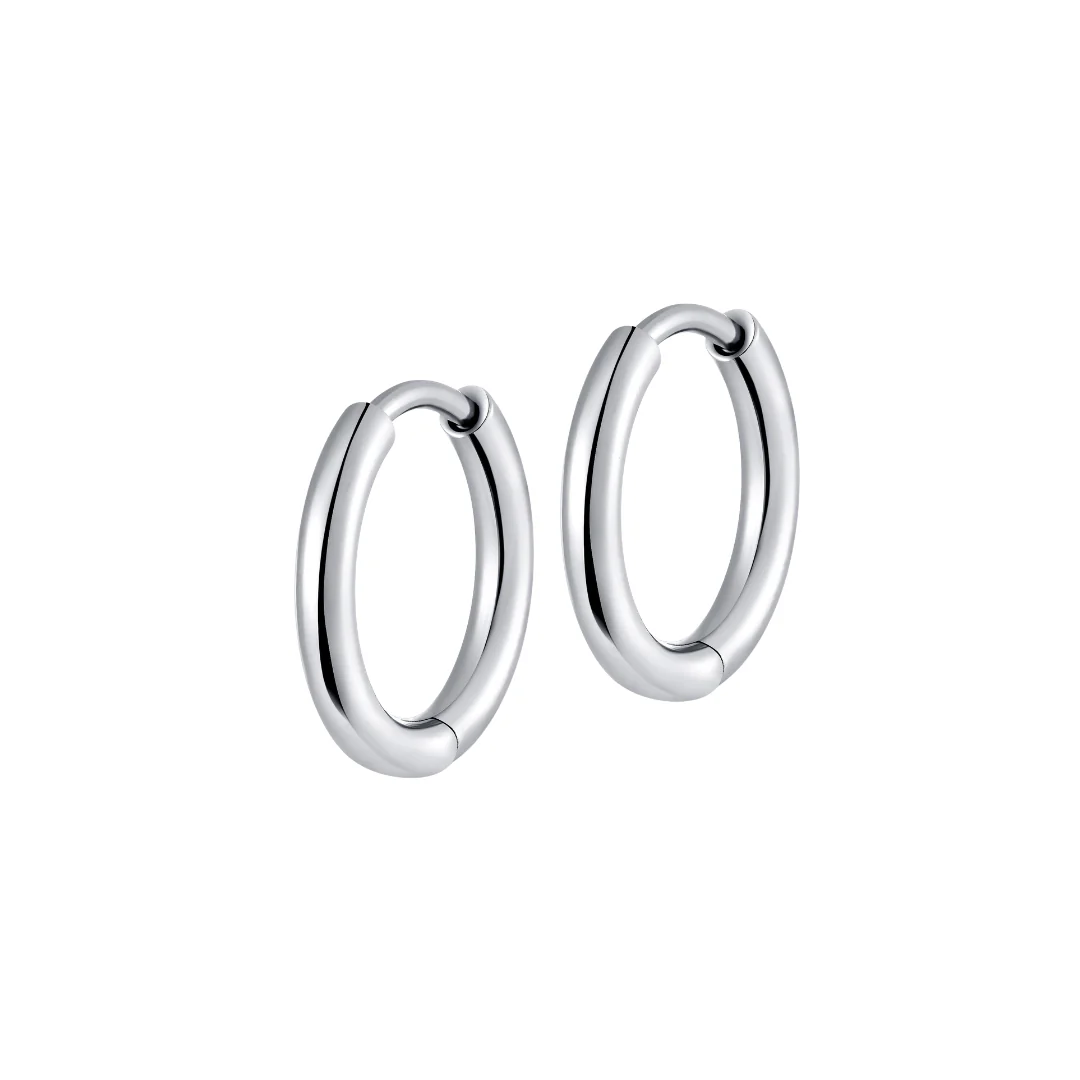Slim Clicker Hoops in Titanium (multiple sizes) - Image 11