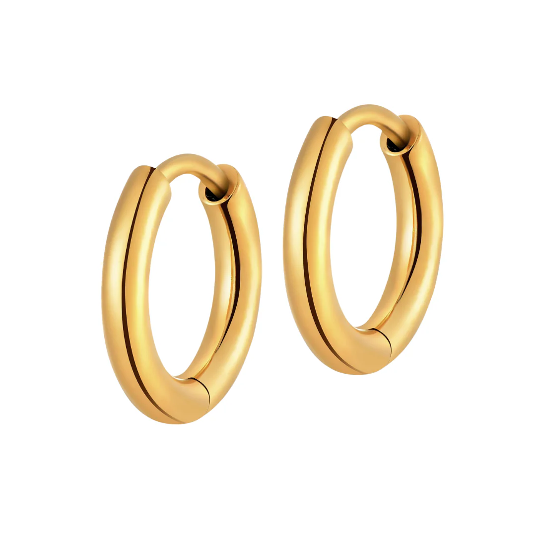 Slim Clicker Hoops in Titanium (multiple sizes) - Image 13