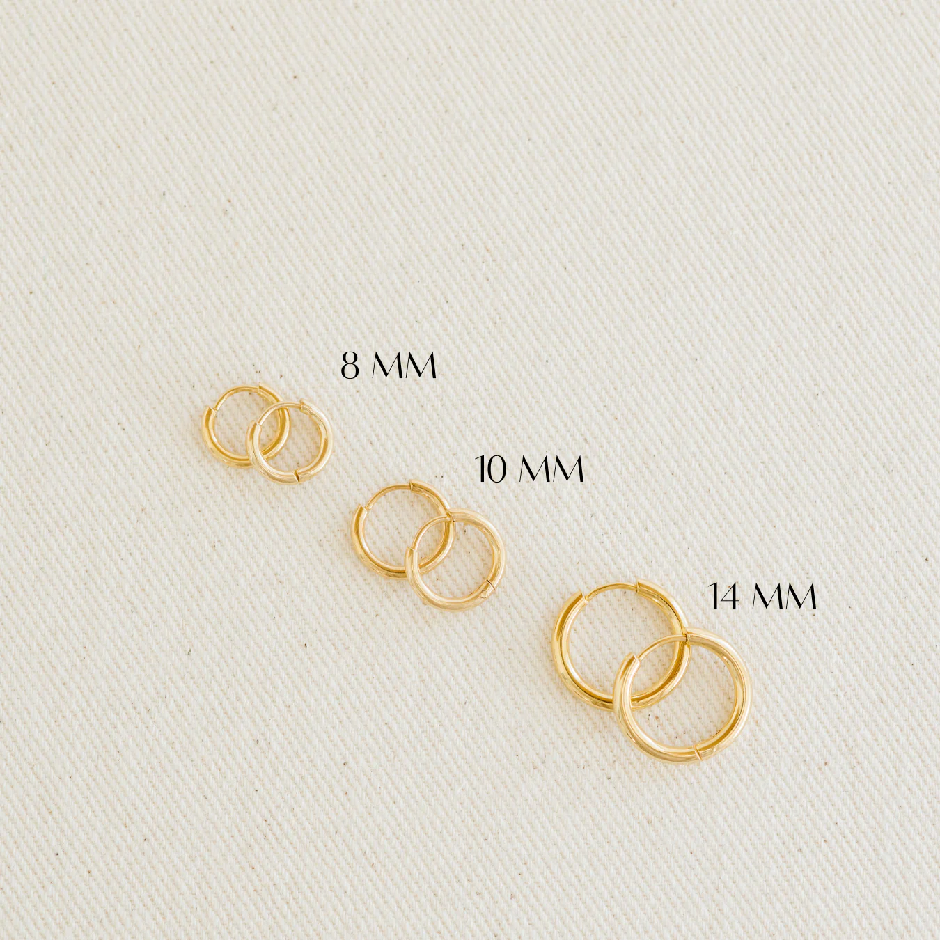 Slim Clicker Hoops in Titanium (multiple sizes) - Image 5