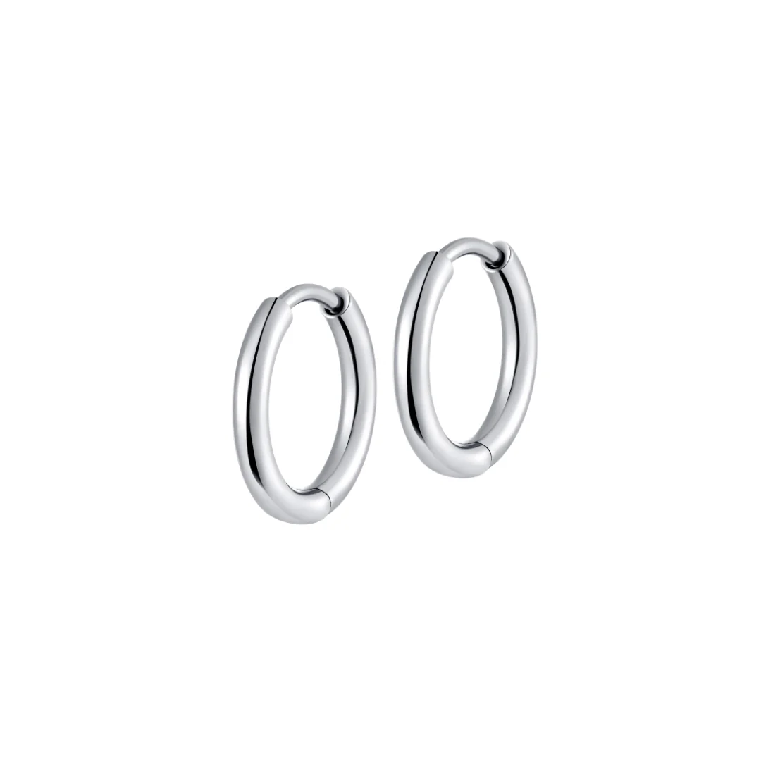 Slim Clicker Hoops in Titanium (multiple sizes) - Image 9