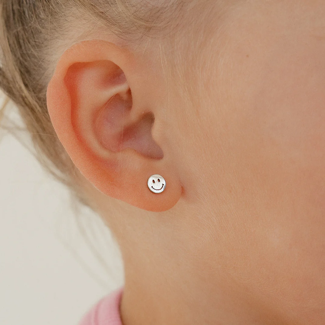 Smiley Flat Back Stud - Image 5