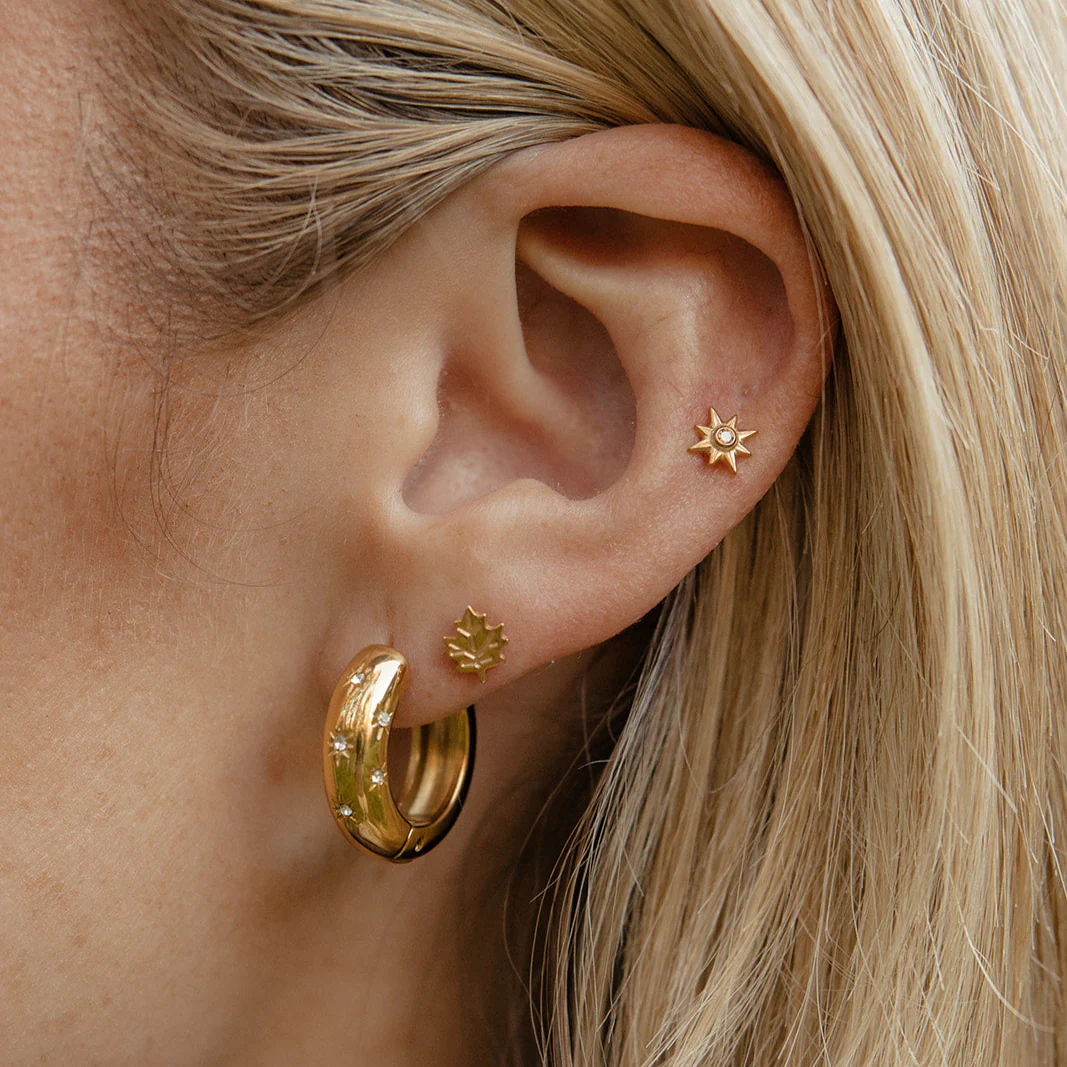 Starfall Hoops in Titanium - Image 3