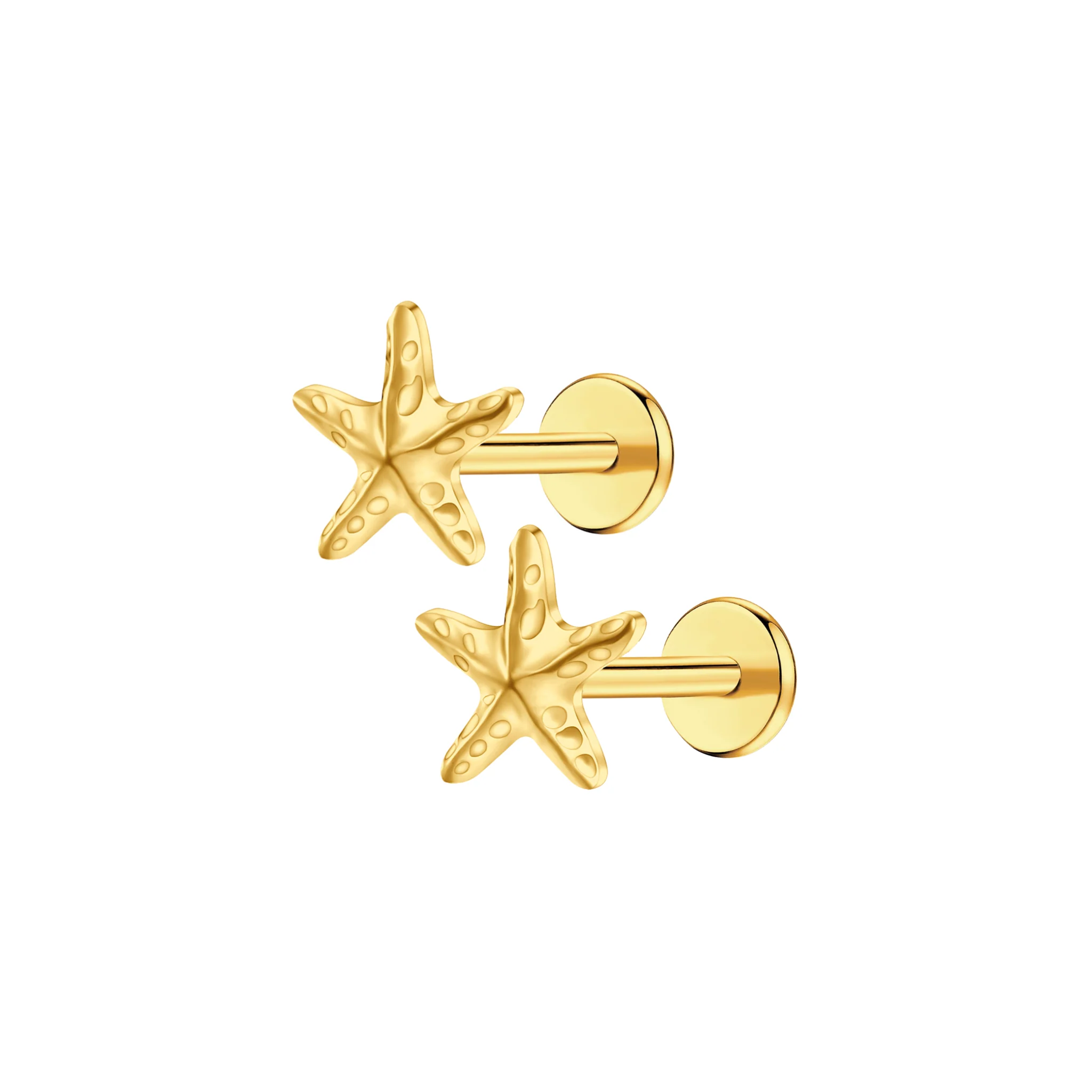 Starfish Flat Back Stud - Image 7