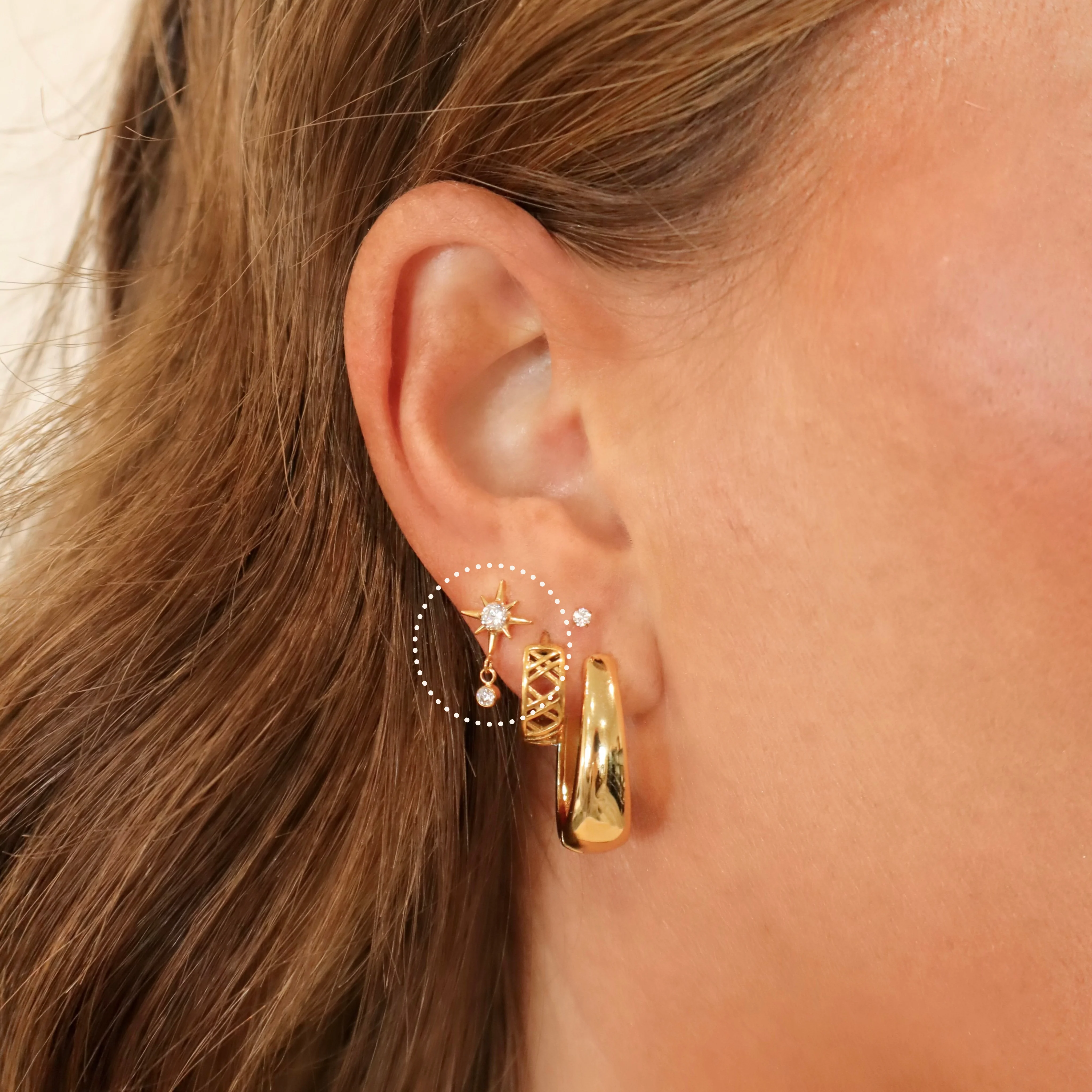 Starry Night Flat Back Stud - Image 3