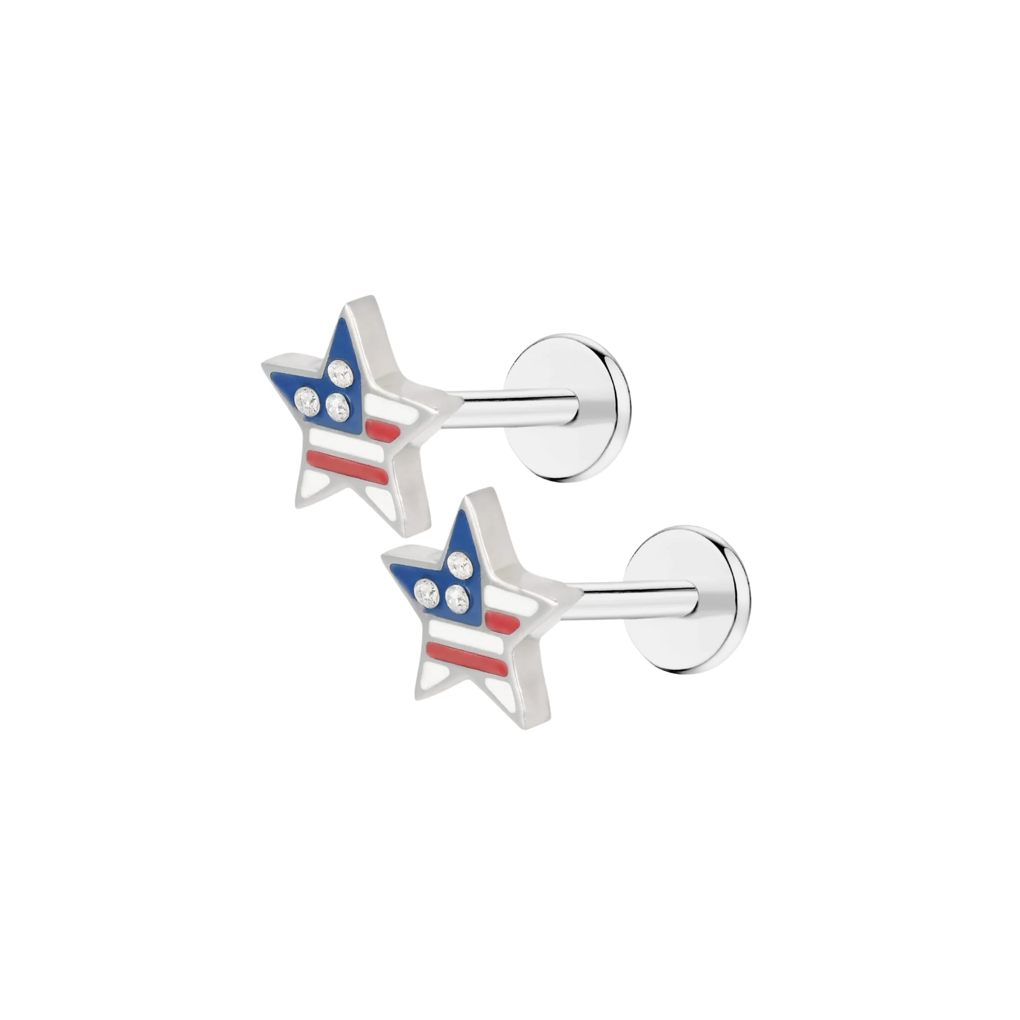 Stars and Stripes Flat back Stud - Image 10