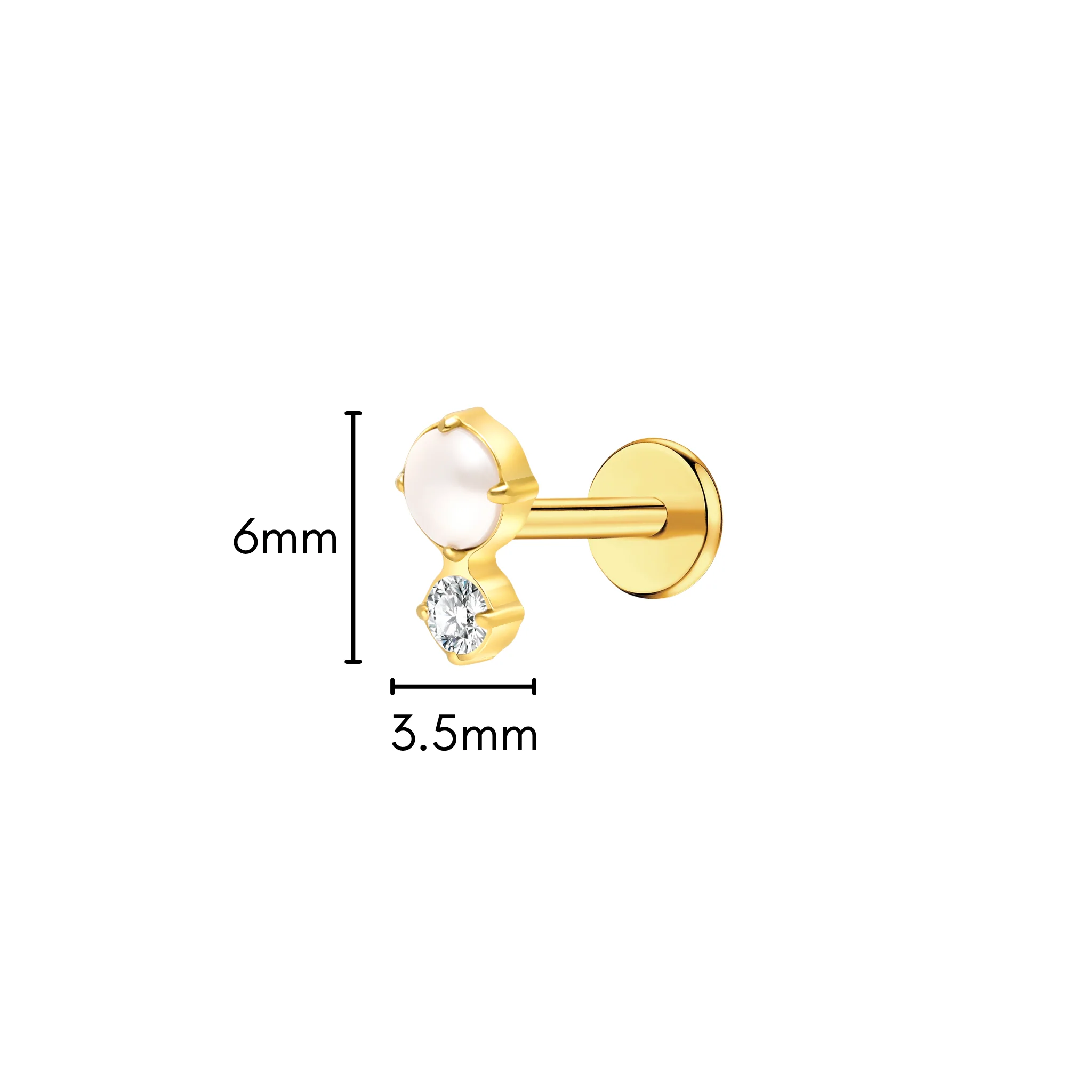 Sundance Flat Back Stud - Image 7