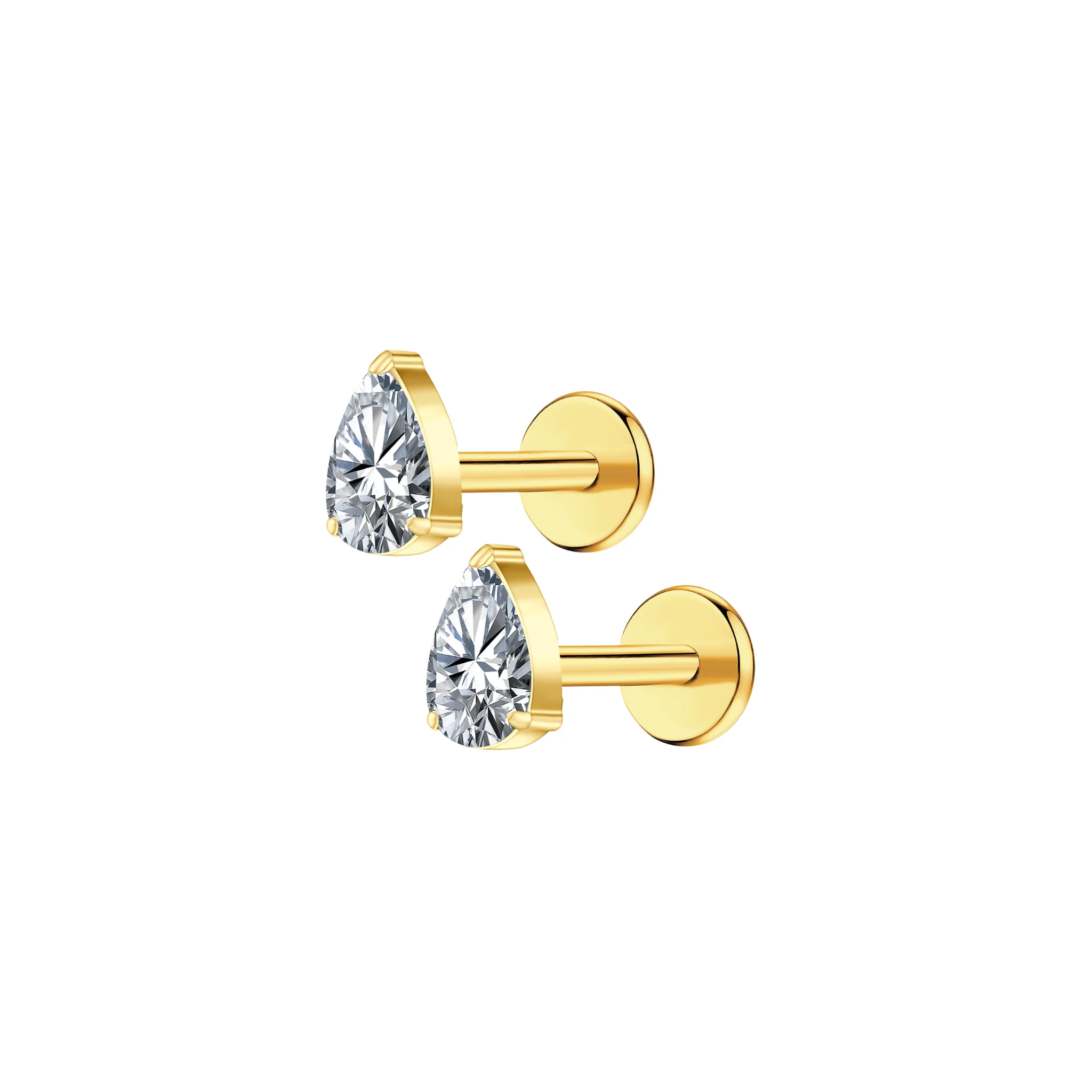 Teardrop Flat Back Stud - Image 6