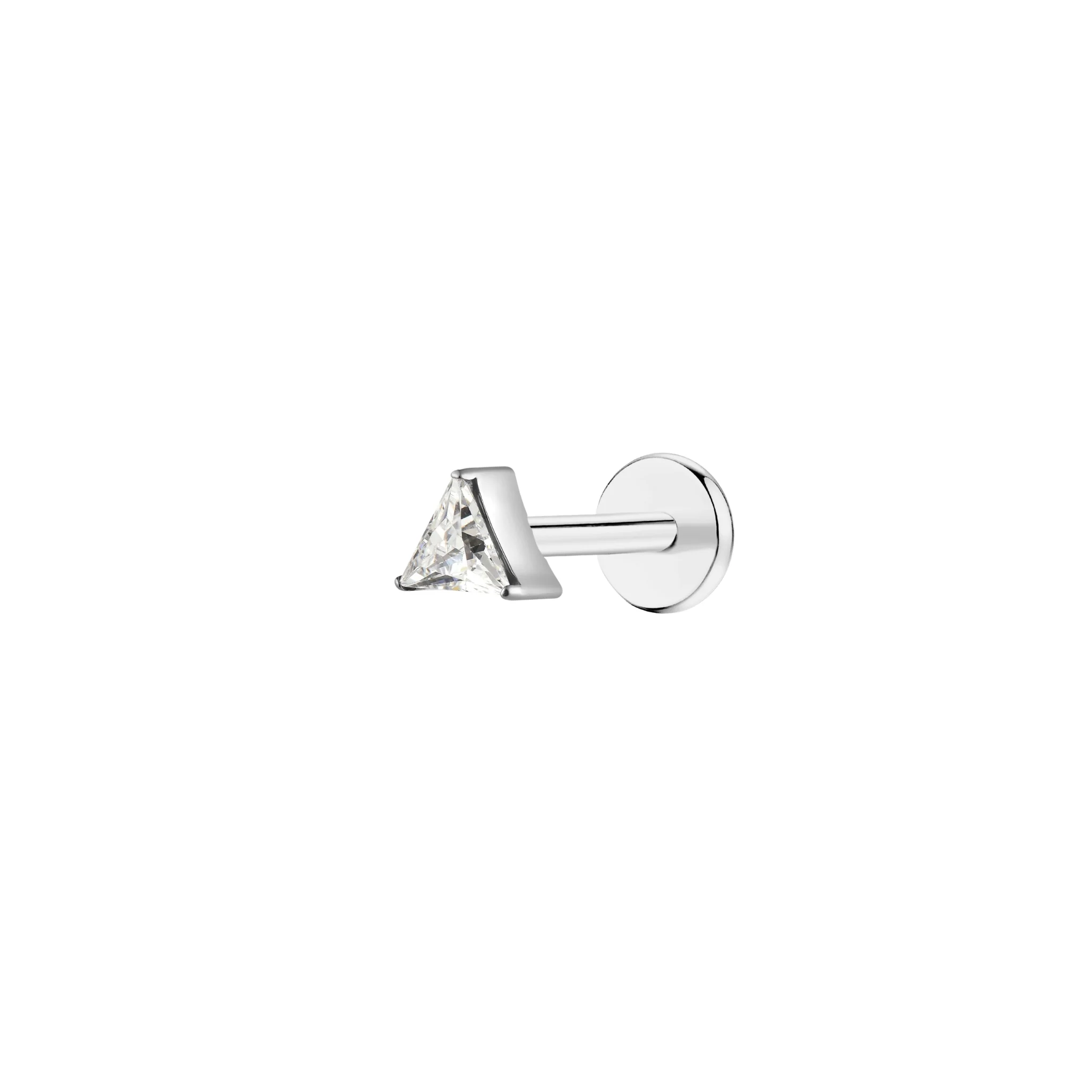 Triangle Glow Flat Back Stud - Image 2