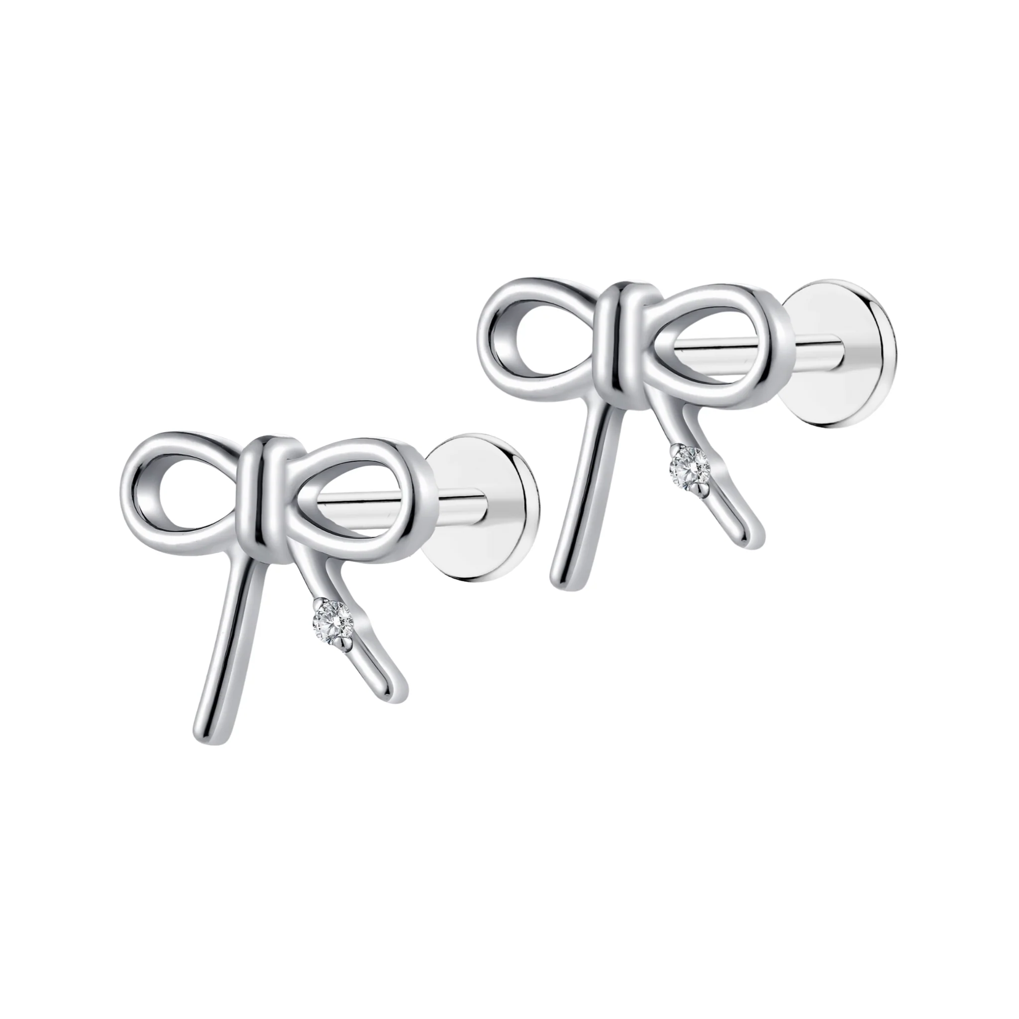 Darling Bow Flat Back Stud - Image 8