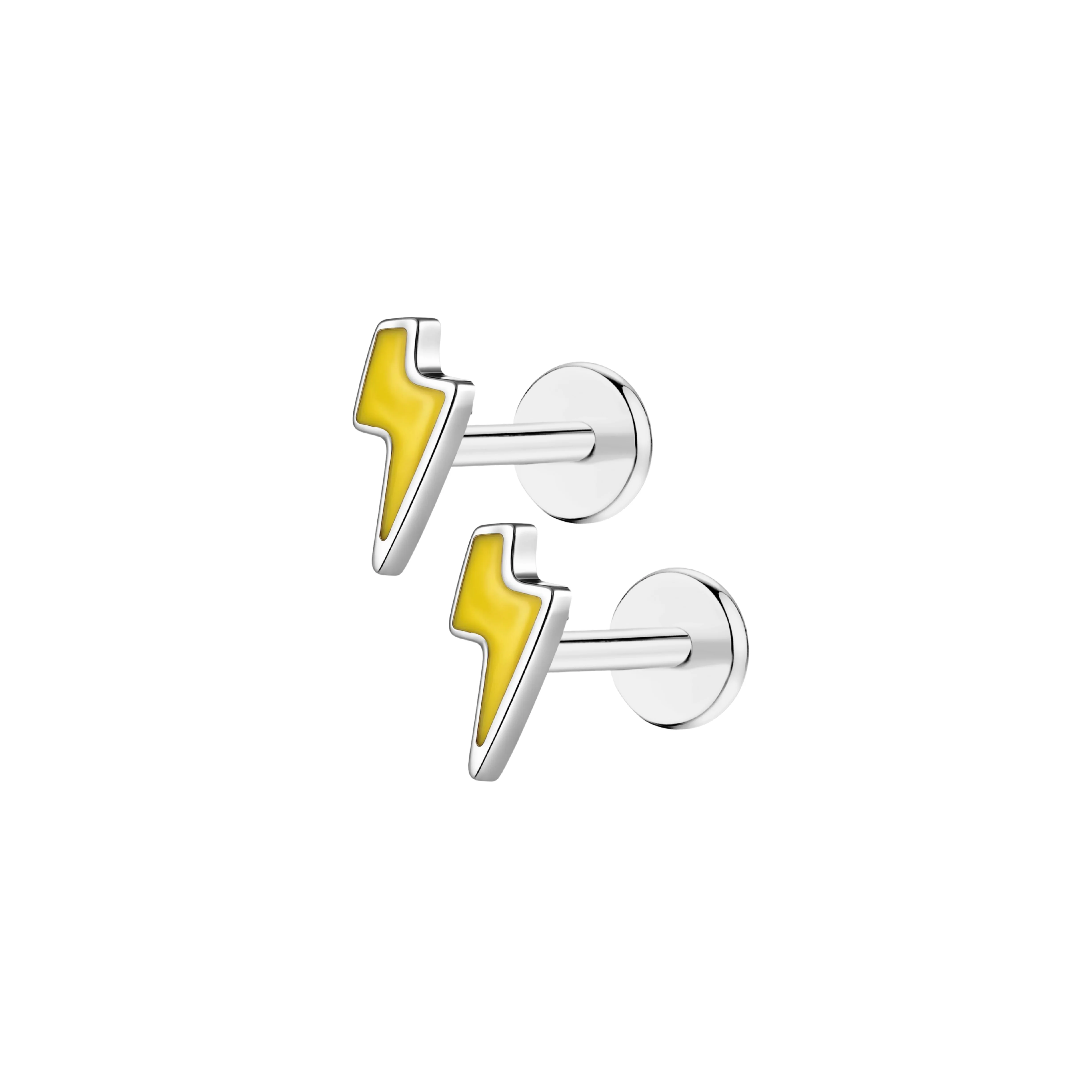 Electric Yellow Flat Back Stud - Image 10