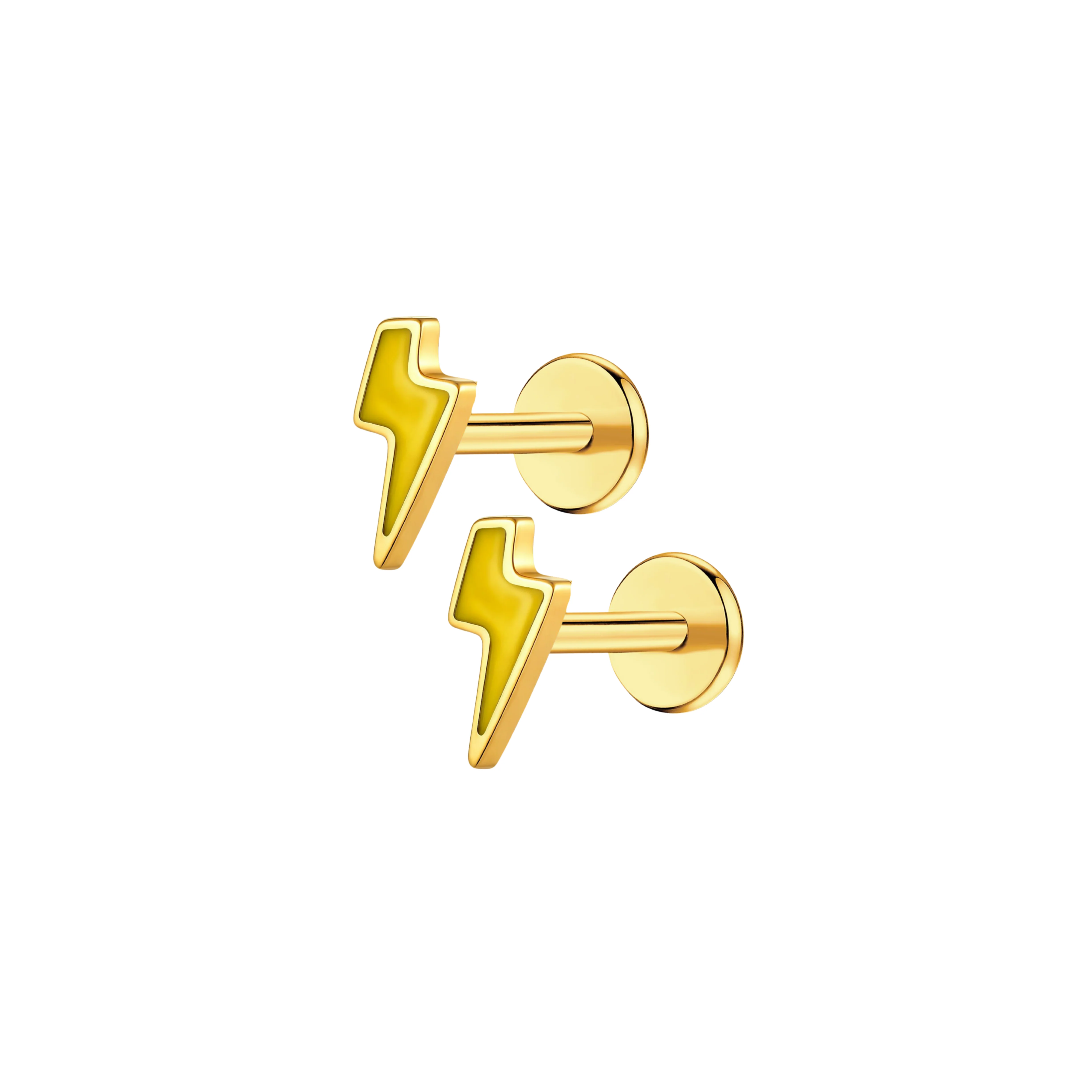 Electric Yellow Flat Back Stud - Image 9